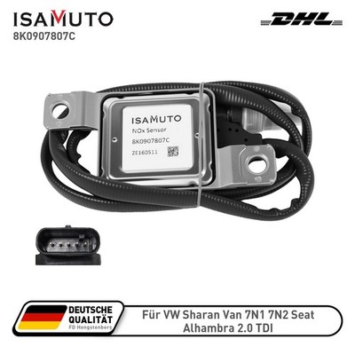 ISAMUTO NOx Sensor Für VW Sharan Van 7N1 7N2 Seat Alhambra 8K0907807C 8K0907807E
