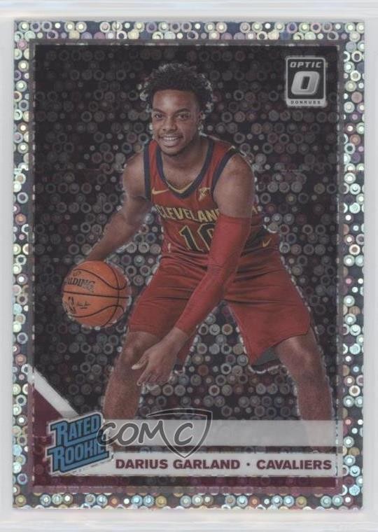 2019 Panini Donruss Optic Rated Rookie Fast Break Prizm Darius Garland #195 4f5