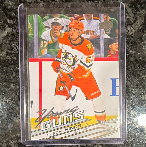 2026-27 Upper Deck Young Guns Tyson Hinds #205 rookie card