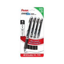 Pentel EnerGel RTX Liquid Gel Pens, Bold 1.0mm , 4-pk