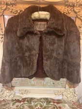 1940s Vintage Fur Cape Stole