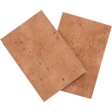 2Pcs Durable Sax Neck Cork Sheets Khaki Reusable Saxophone Neck Replacement