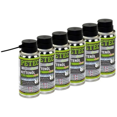 Kettenöl Fahrrad Ketten Öl Spray Bike PETEC 6x 100 ml E-Bikes Kettenschmierung