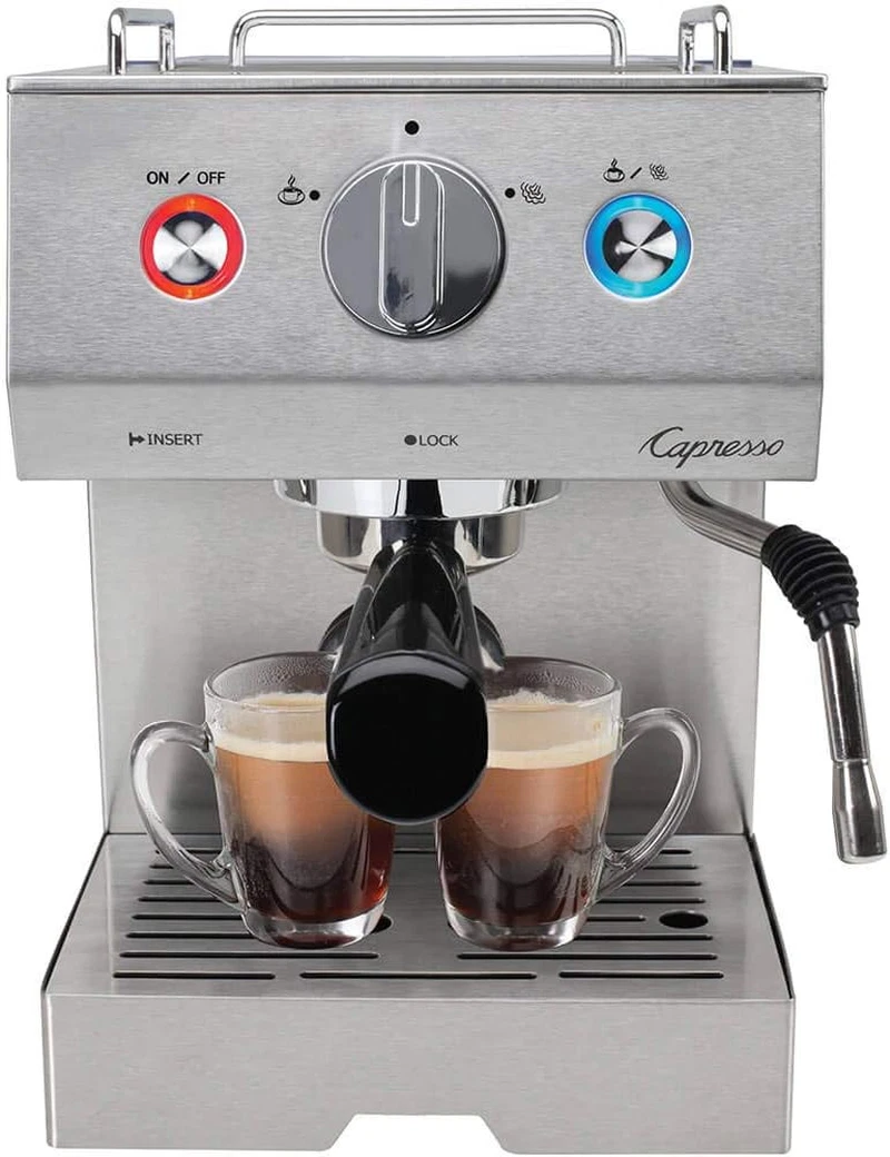 Premium Stainless Steel Espresso & Cappuccino Maker by Cafe Select Pro