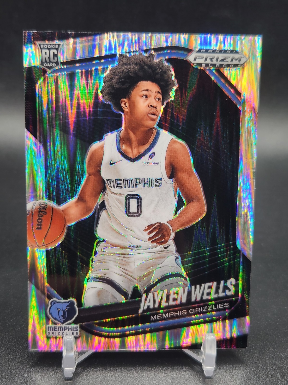 2024-25 Panini Prizm - Jaylen Wells #239 Skewed Prizm /249 (RC) Rookie Card
