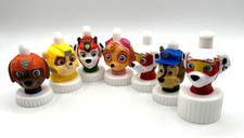 Good 2 Grow Juice Toppers Paw Patrol Dogs Lot Of 7