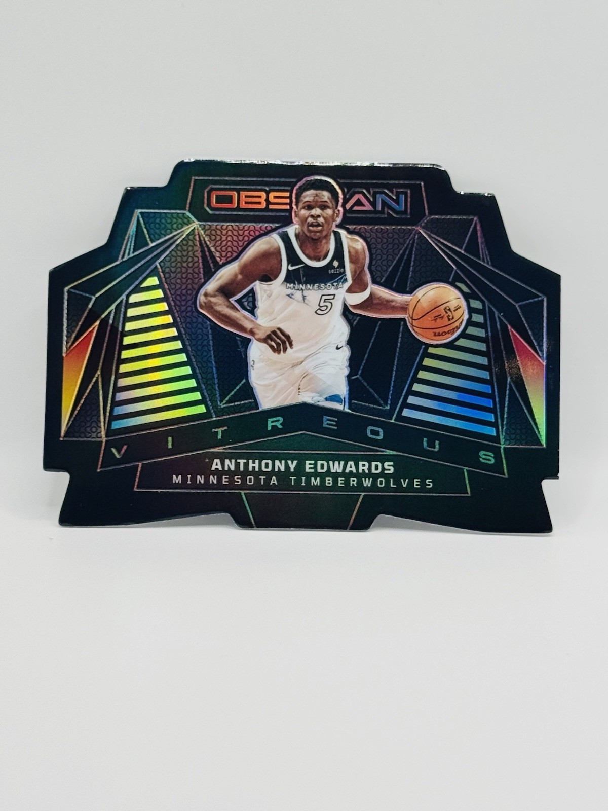 2024-2025 Panini Obsidian Anthony Edwards Vitreous Case Hit Timberwolves