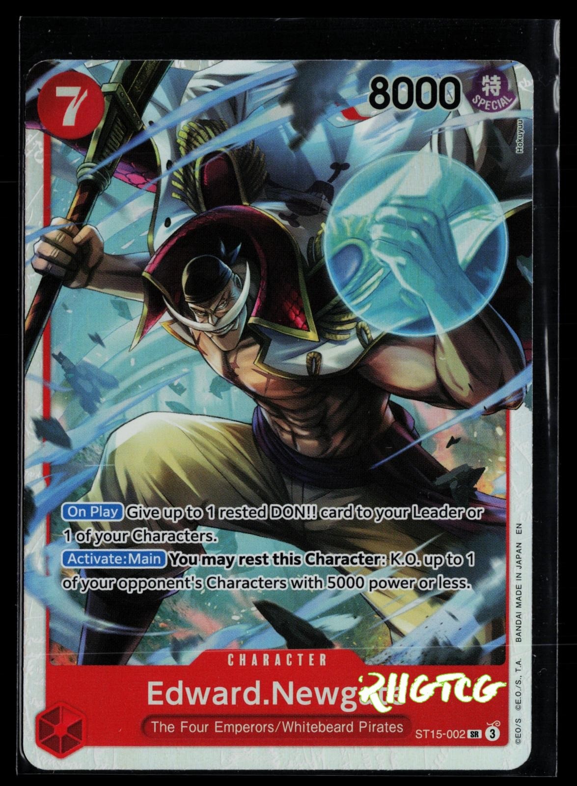 Edward.Newgate ST15-002 SR Starter Deck 15: RED Edward.Newgate One Piece NM