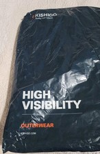 New Sealed Kishigo High Visibility Workwear Rainsuit RW100 L-XL Retail 230