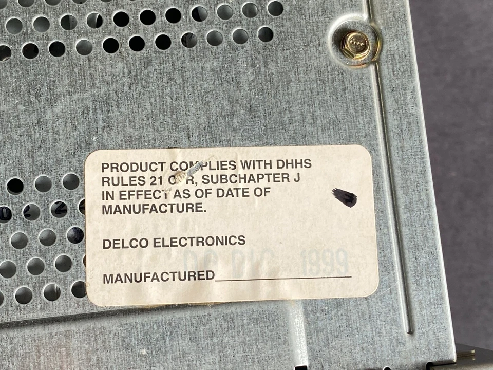 00-01 Cadillac Deville 1998-01 Seville BOSE RADIO AM FM CASSETTE CD 09380786 OEM - Image 4 of 4