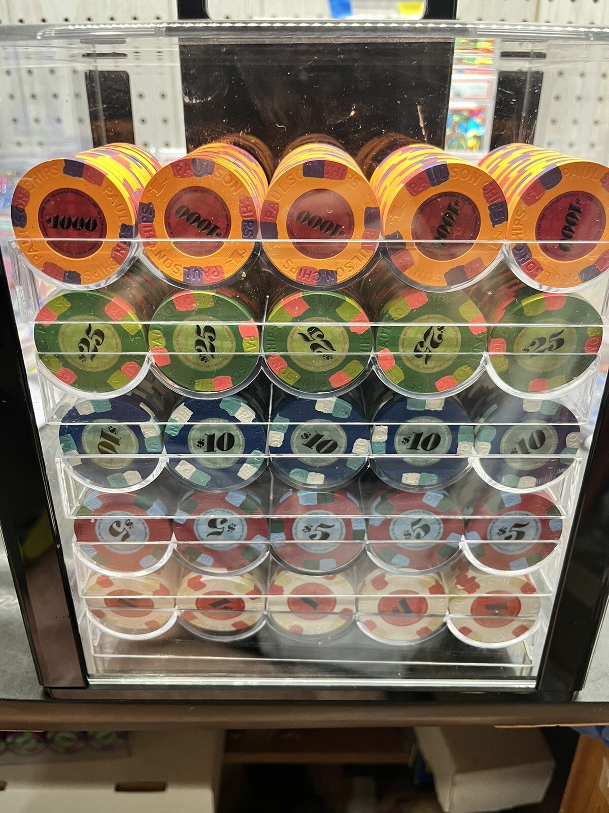 Paulson Classics Poker Chips Set RARE! 500 eBay
