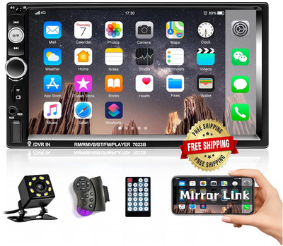 Radio Estereo De Pantalla Para Coche Carro Pantalla Tactil Doble Din Bluetooth 7