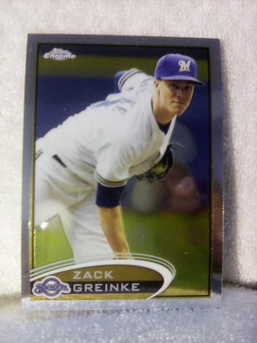 2912 Topps Chrome Baseball Zack Greinke #76. | eBay