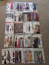 McCall's, Simplicity, Butterick, and Vogue women's patterns some home