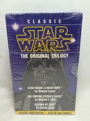 Classic Star Wars Original Trilogy Time Warner Audio Books 6 Cassette Special Ed