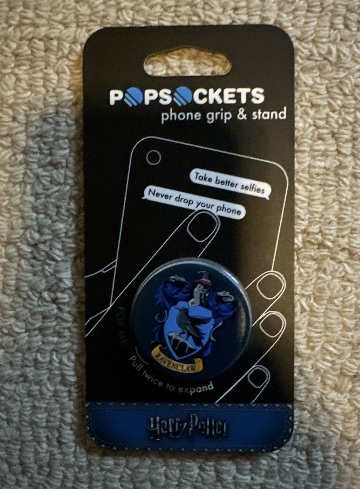 NEW Harry Potter Ravenclaw Popsocket Pop Holder Socket Hogwarts Phone Grip Stand-image