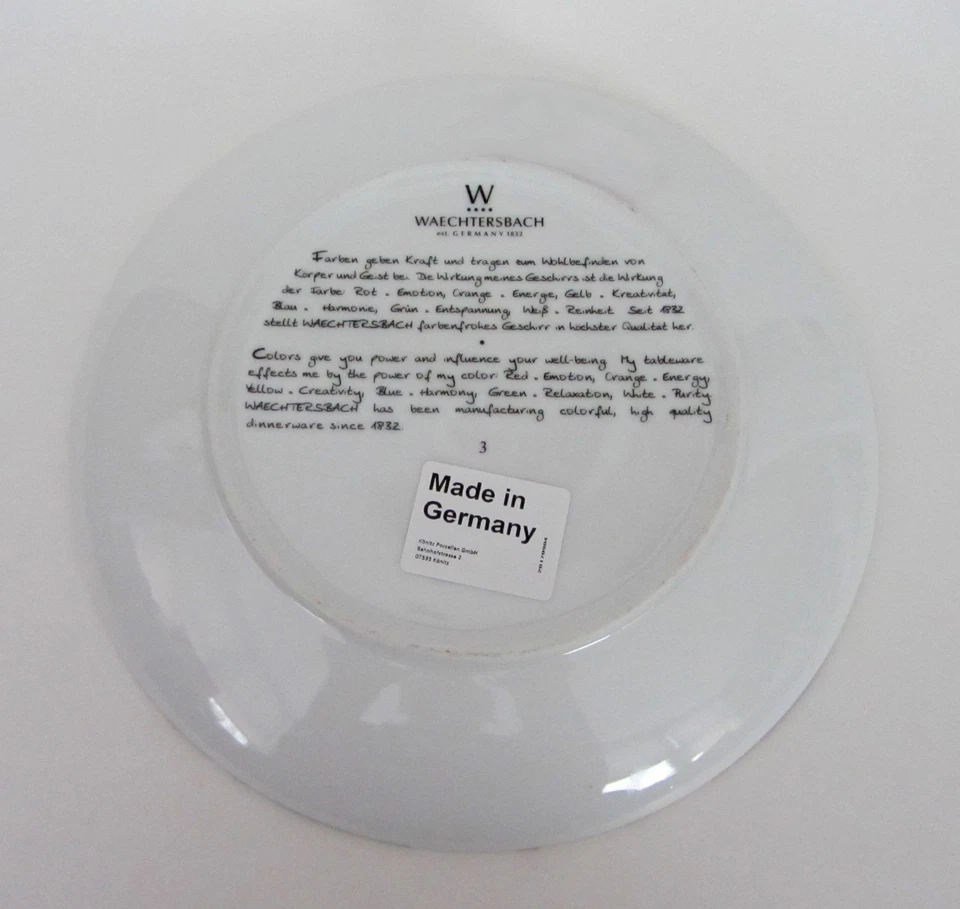 Waechtersbach Accents Nature Traditions Plates Joy RED Bird SET of 2 NEW - Image 4 of 4