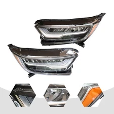 Pair For Honda CRV Touring 2017-2021 Front Left & Right Full LED Headlight