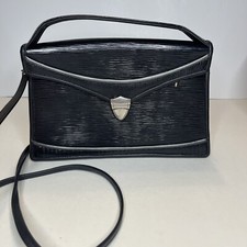 Gayle Roche 2008 Leather Black Shoulder Bag Purse