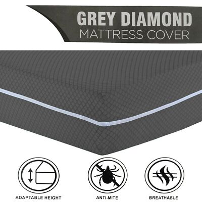 Anti Bug Matratzenschutz Bettbezug Vollreißverschluss Gehäuse Single Double S King