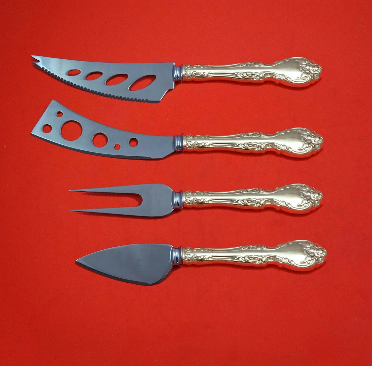 Melrose by Gorham Sterling Silver Deluxe Charcuterie Set 4 Piece