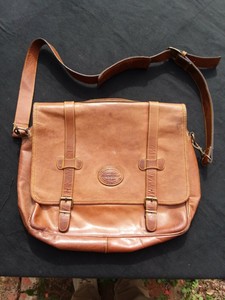 eddie bauer leather backpack