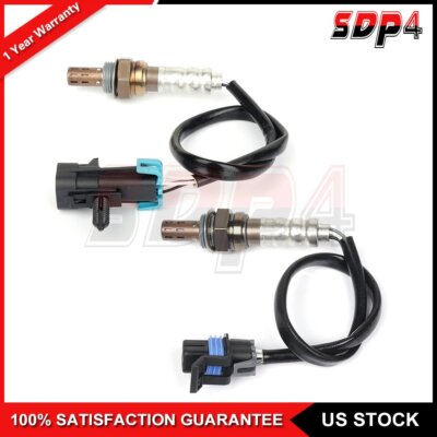 2pcs O2 02 Oxygen Sensor Upstream Downstream for 2007-2009 Cadillac SRX 3.6L