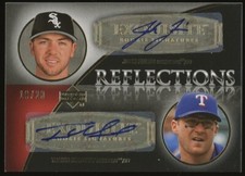 2007 Upper Deck Exquisite Reflection Josh Fields & Travis Metcalf Auto #10/20