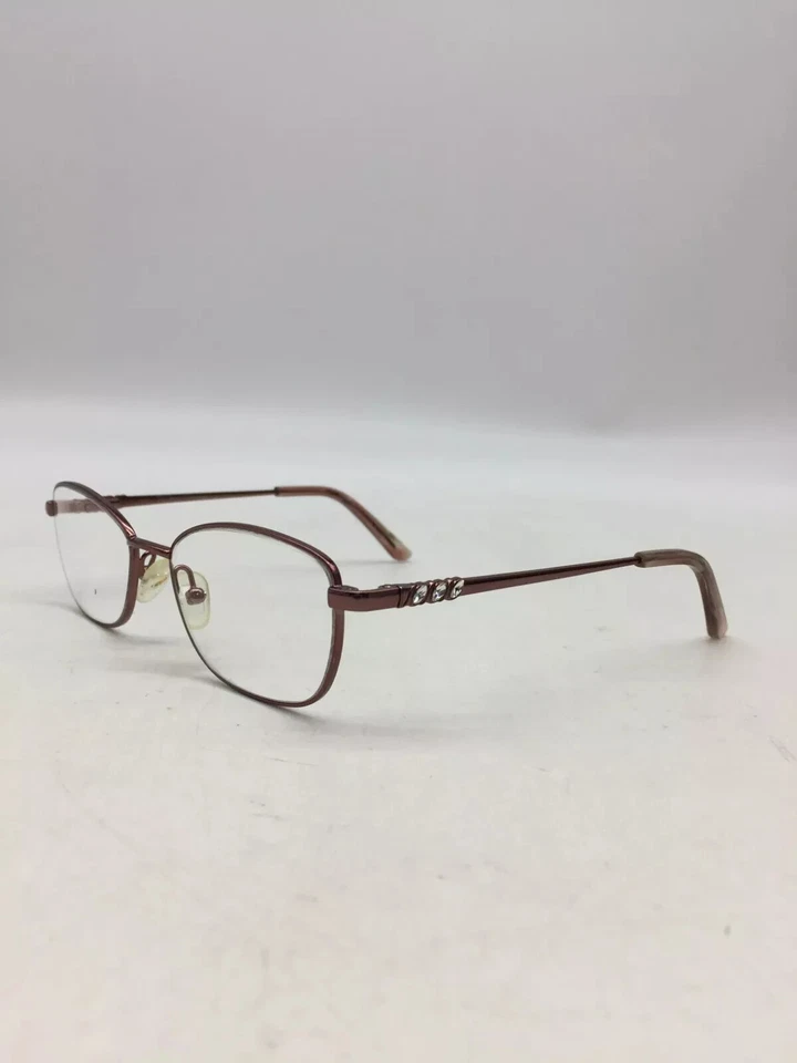 Marchon NYC Tres Jolie 191 601 Anteojos Marco Óptico Gafas Rosa Foto 2 de 4