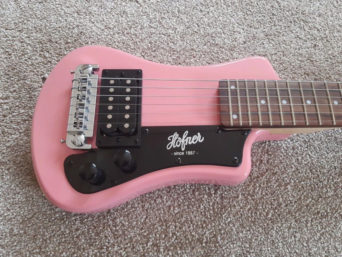 Höfner Hofner Shorty Travel Electric Guitar Pink | eBay