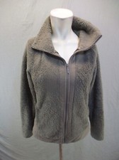 The North Face Size XS Womens Gray Full Zip Stand Collar Hi-Pile Jacket 297