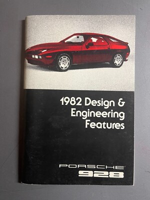 1982 Porsche 928 Design & Engineering Heft / Broschüre - RAR! Tolle L@@K