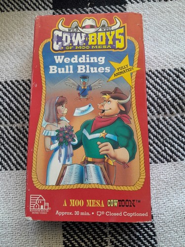 C.O.W. Boys of Moo Mesa - Wedding Bull Blues (VHS, 1994) Rare Oop Vtg