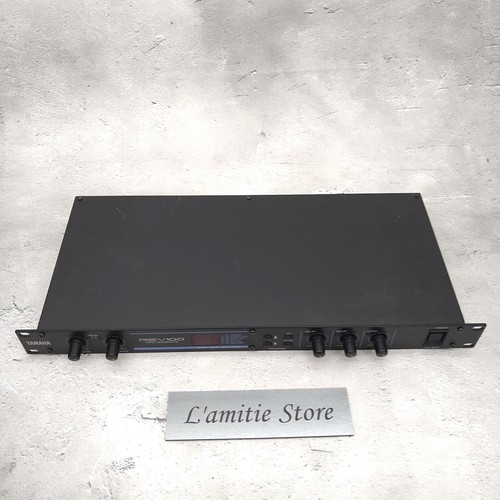 Yamaha REV100 Digital Reverberator Reverb Rack Effects Digital Japan Black Used - Picture 8 of 13