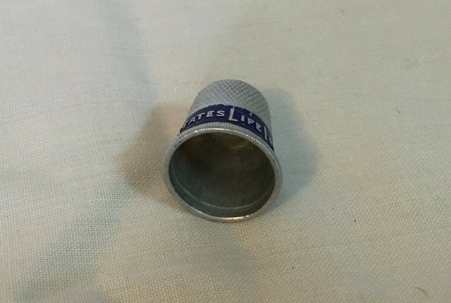 * Vintage Advertising Sewing Thimble COTTON STATES LIFE