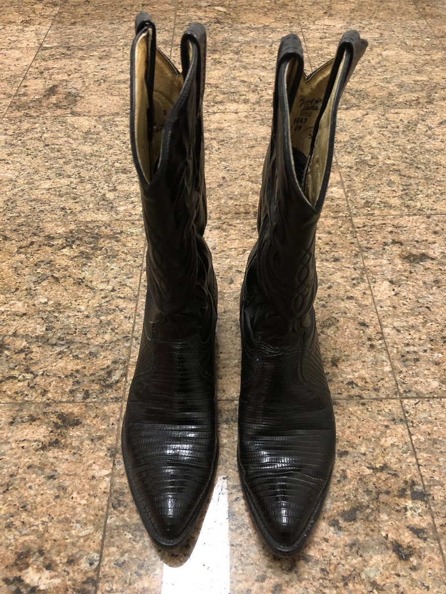 Tony Lama Genuine Lizard Western Boots | eBay display picture 3