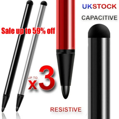 3 x Touch Screen Stylus Pens for iPhone iPad Tablet Samsung Android Phone