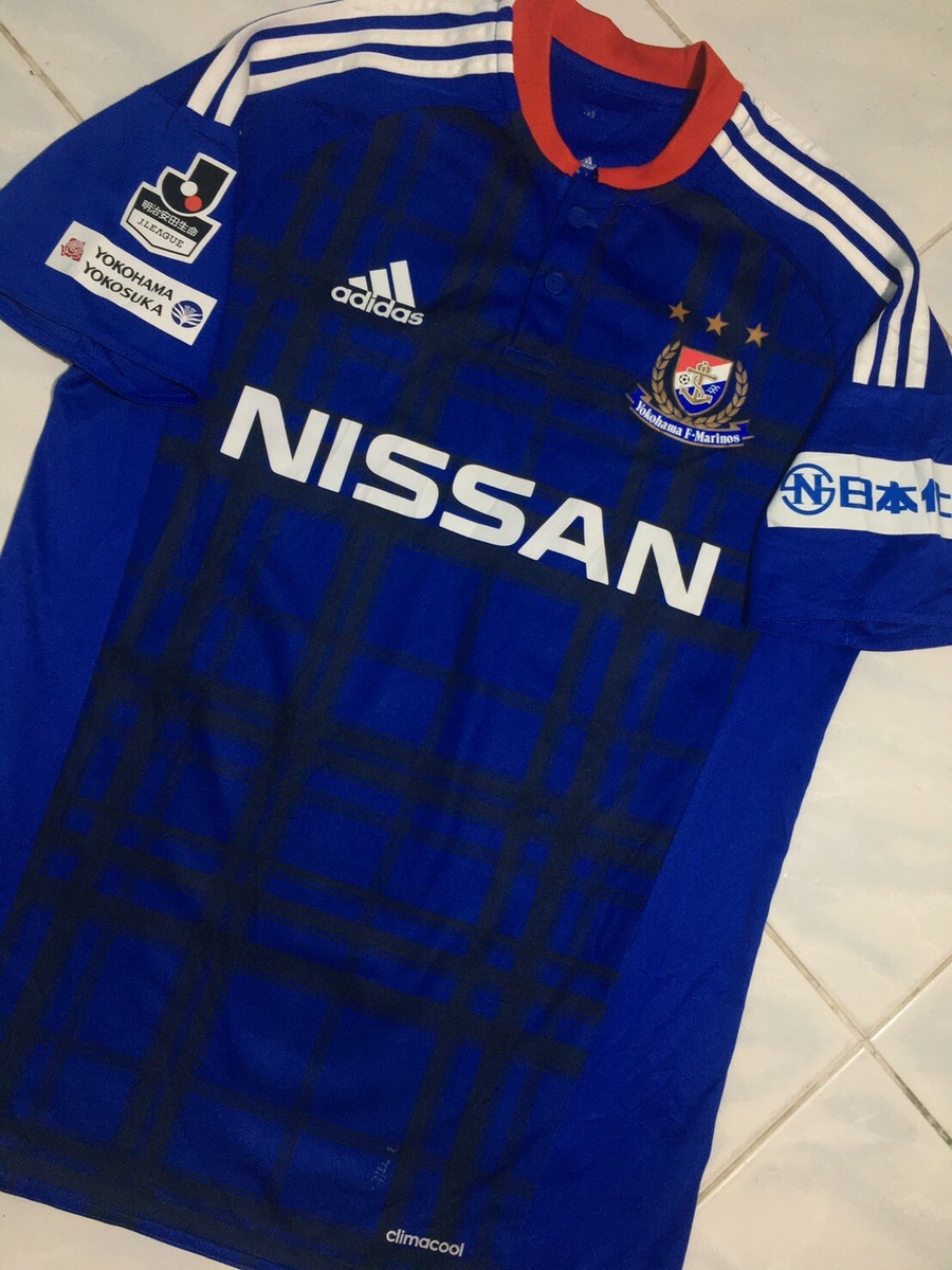 YOKOHAMA F MARINOS JAPAN J LEAGUE 2014 ADIDAS FOOTBALL SHIRT