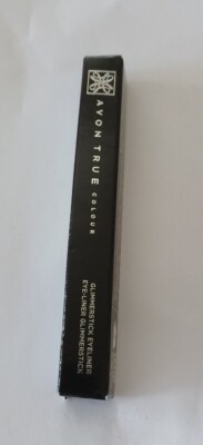 AVON TRUE COLOUR EYE-LINER GLIMMERSTICK. BLACKEST BLACK.