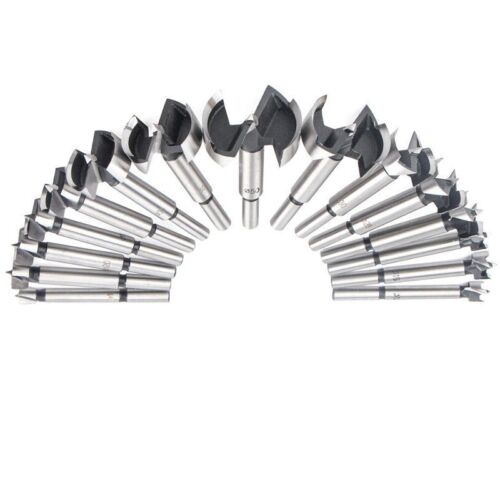 15tlg 10-50mm Forstnerbohrer Satz Forstnerbohrer Set Holzbohrer Holzkasten NEU - Bild 16 von 18