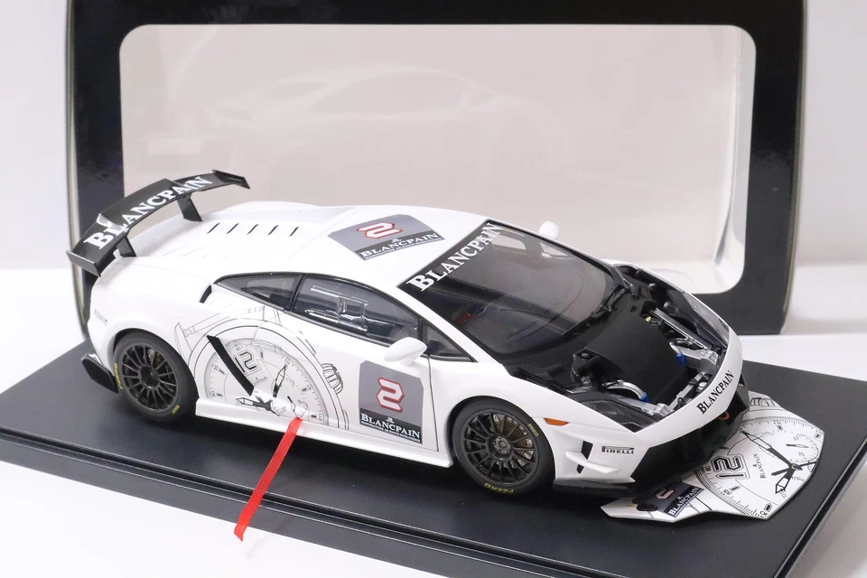 1:18 AUTOart Lamborghini Gallardo LP560-4 Eccellente Trofeo White/Blancpain #2 - Immagine 2 di 4