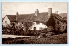 2 POSTCARD ROBOROUGH COTTAGES 1925 RP CHAPMAN TLC 