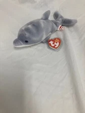 Ty Beanie Baby💜STARBOARD The Dolphin 8" Plush New MWMT's
