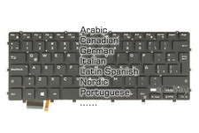 Keyboard For Dell Precision 5510 M5510 5520 5530 5540, XPS 15 7590, Backlit New