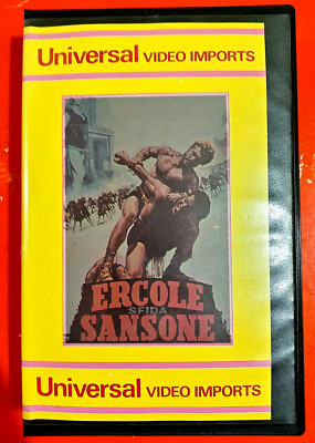 ERCOLE CHALLENGE SANSONE (PIETRO FRANCISCI - 1963 ) # VHS - UNIVERSAL IMPORT #