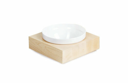 Bowl Box Größe S Melaminschüssel weiß mit Ahorn Basis eckig Gastro Gastlando - Bild 1 von 1