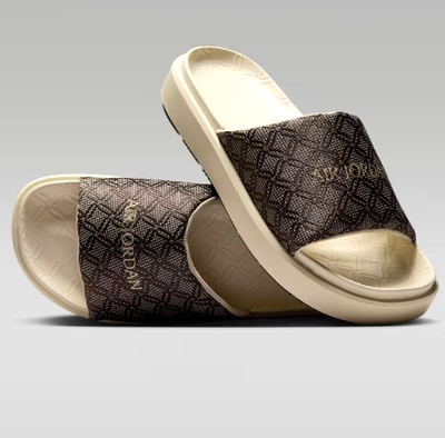 新品 NIKE JORDAN SOPHIA SLIDE スライド サンダル 28 Nike Women's Jordan Sophia Slide / Rattan-Baroque Brown (HQ8070