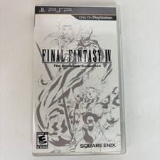 Final Fantasy IV Complete Collection PSP Case Artwork Manual Only NO GAME 1B