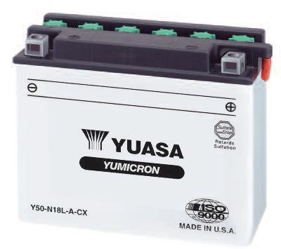 Yuasa Battery YUAM224B2IND Yumicron Battery - YB14-B2