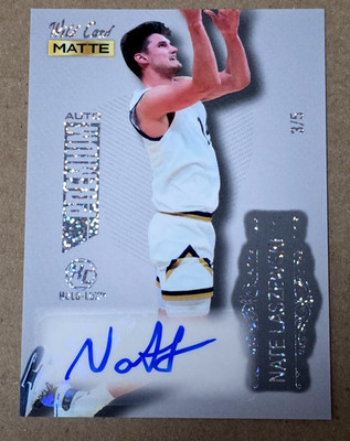 2022 Wild Card Matte Nate Laszewski Holo-Lux Auto 3/5 Made Maccabi Ra'anana